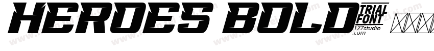 HEROES Bold字体转换